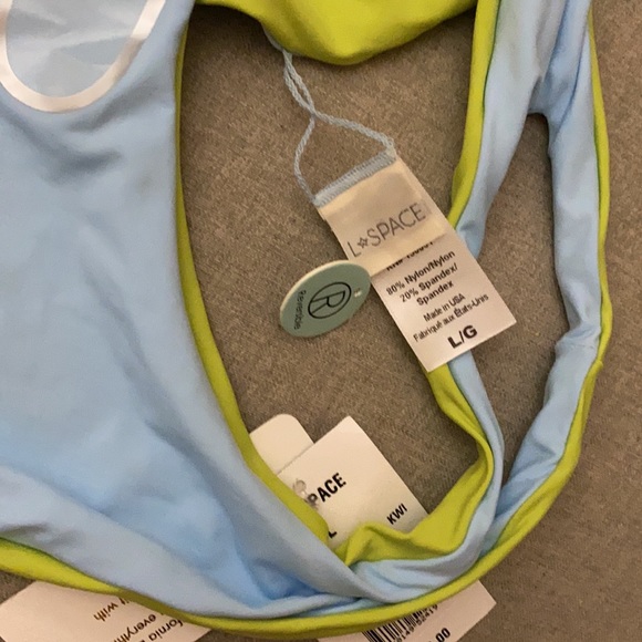 L*SPACE breakers classic bikini bottom kiwi Large - Picture 5 of 5